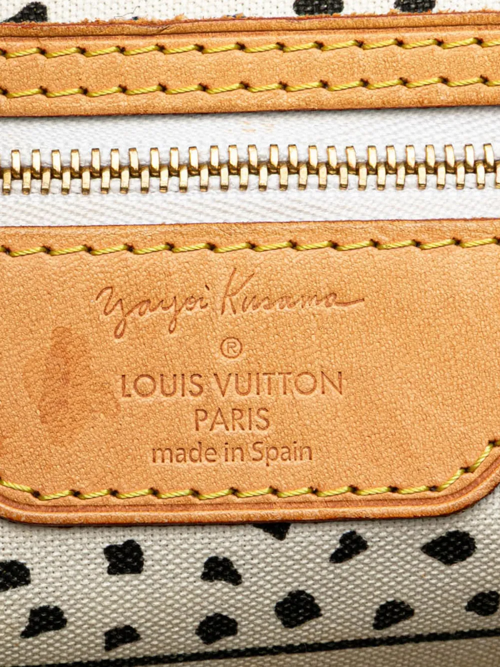 Pre-owned Louis Vuitton 2012 Yayoi Kusama Monogram Neverfull Mm Tote Bag In Brown