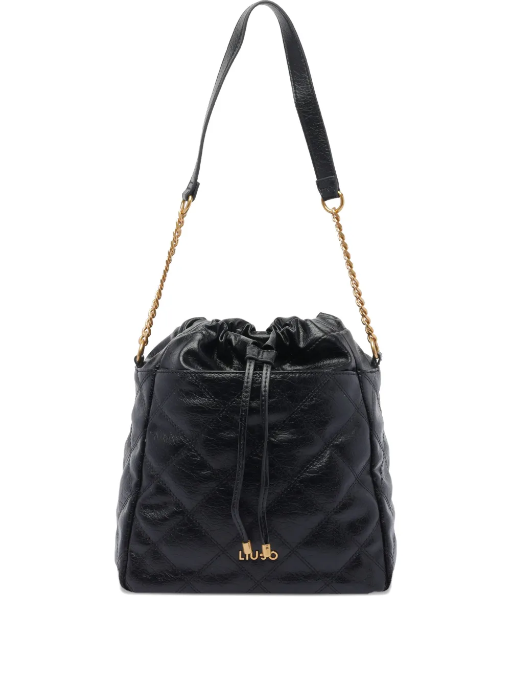 LIU JO logo-plaque bucket bag | Black | Image 1