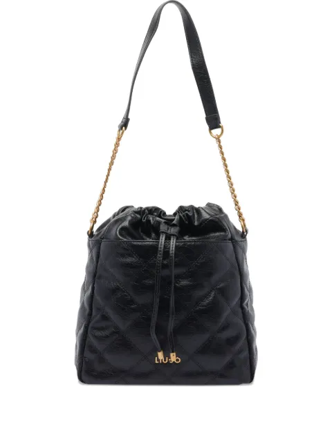 LIU JO bolsa bucket con placa del logo