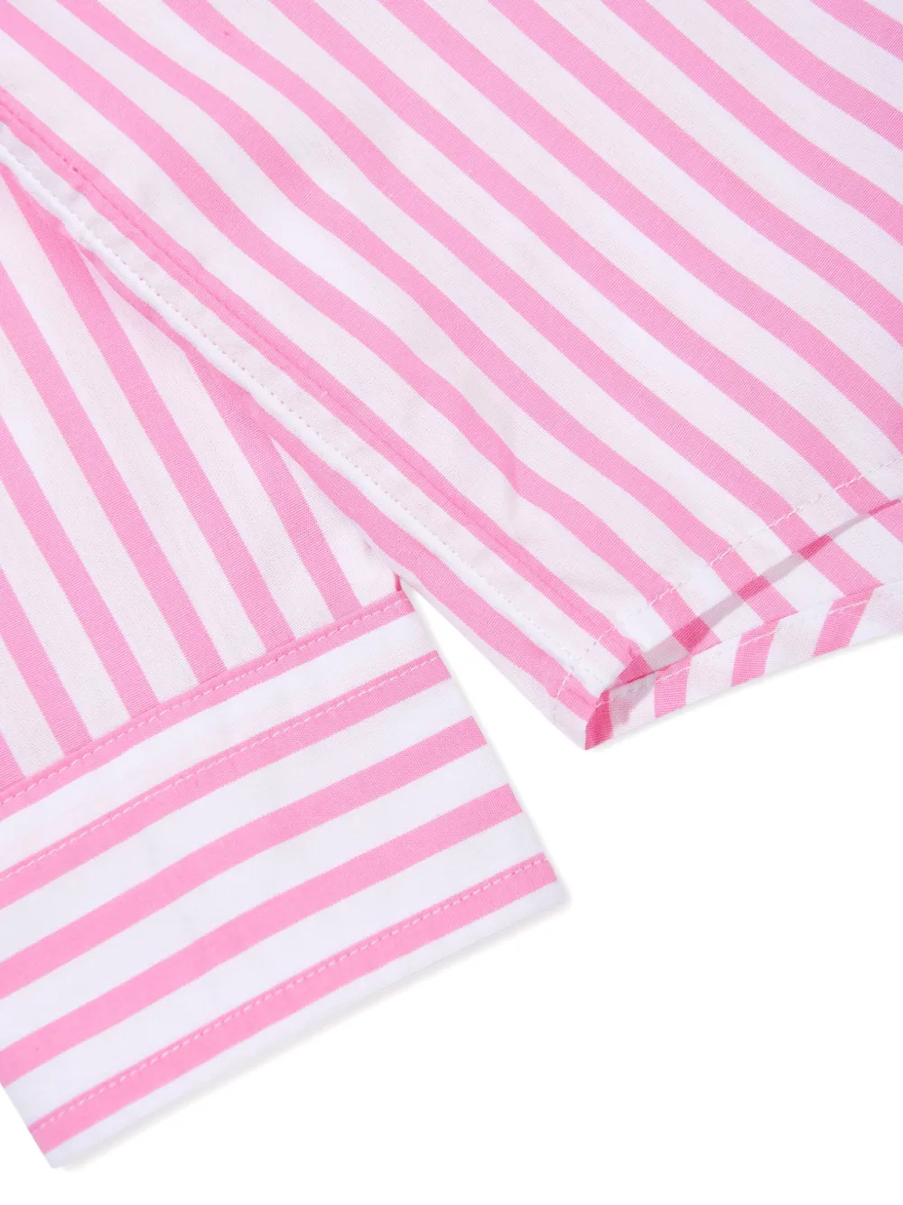POLO RALPH LAUREN KIDS Gestreept shirt met knopen Roze