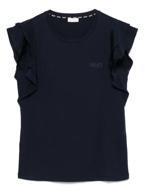 LIU JO logo-embroidered T-shirt