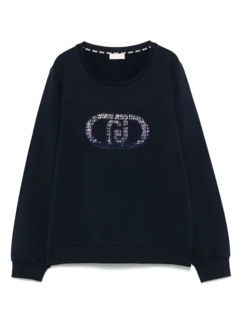 LIU JO crystal-embellished sweatshirt 