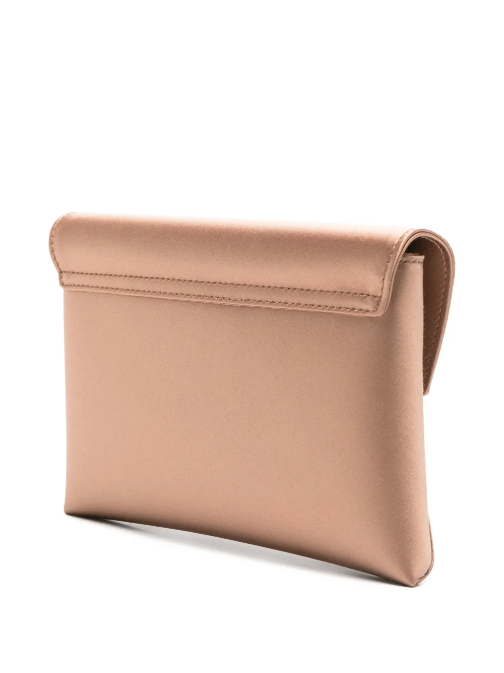 Versace Crystal Ribbon clutch Bruin
