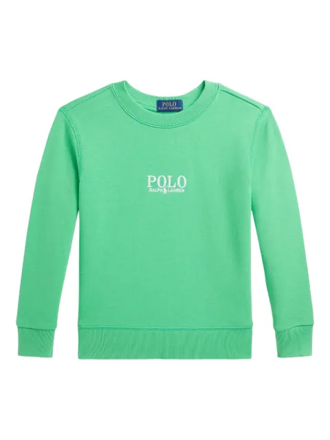 POLO RALPH LAUREN KIDS logo-embroidered sweatshirt