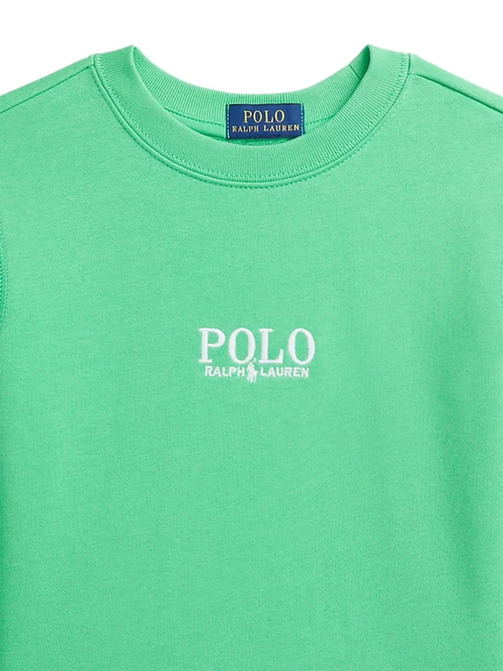POLO RALPH LAUREN KIDS Cropped sweater met logo Groen