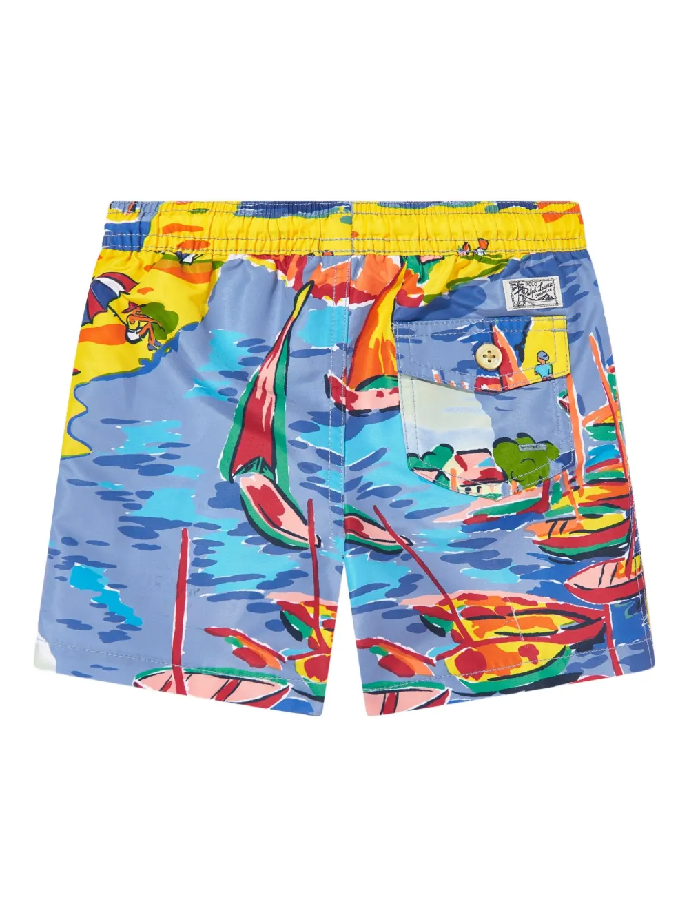 POLO RALPH LAUREN KIDS Zwembroek met print Blauw
