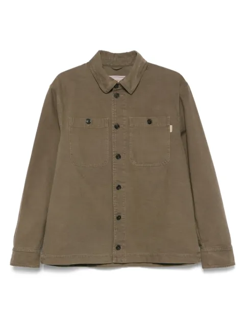 Baracuta canvas garment-dyed overshirt
