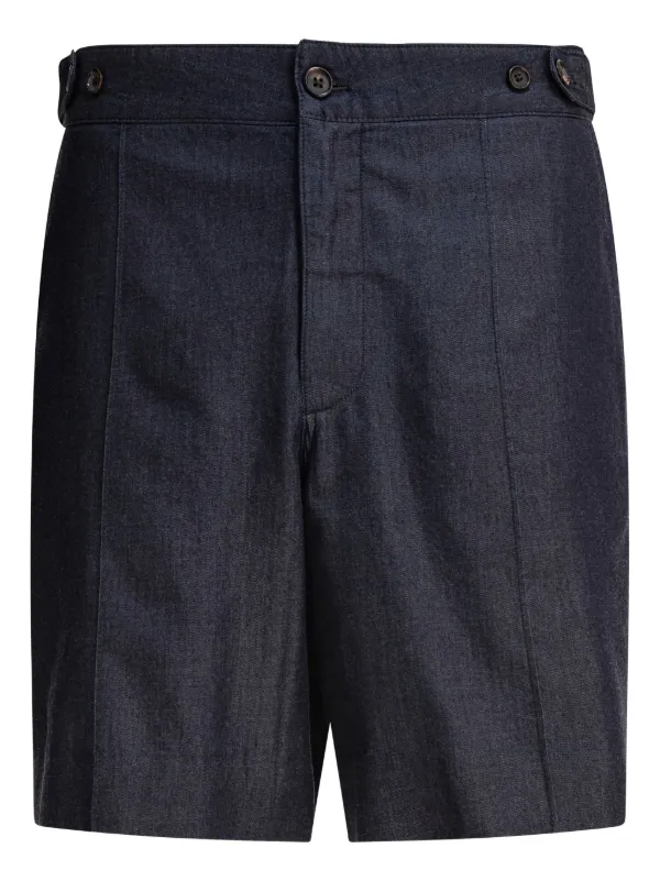 Alexander McQueen Tailored Shorts in Blue
