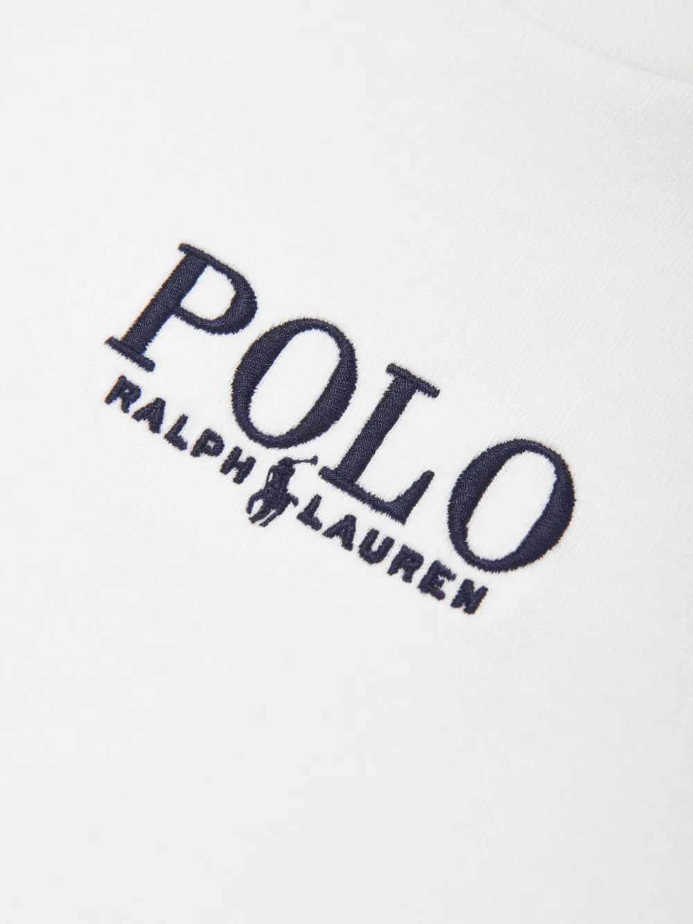 POLO RALPH LAUREN KIDS T-shirt met geborduurd logo Wit