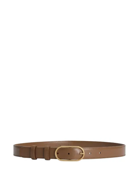 Dolce & Gabbana oval-buckle leather belt
