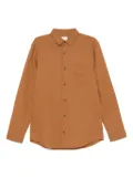 Calvin Klein slub-texture shirt - Brown
