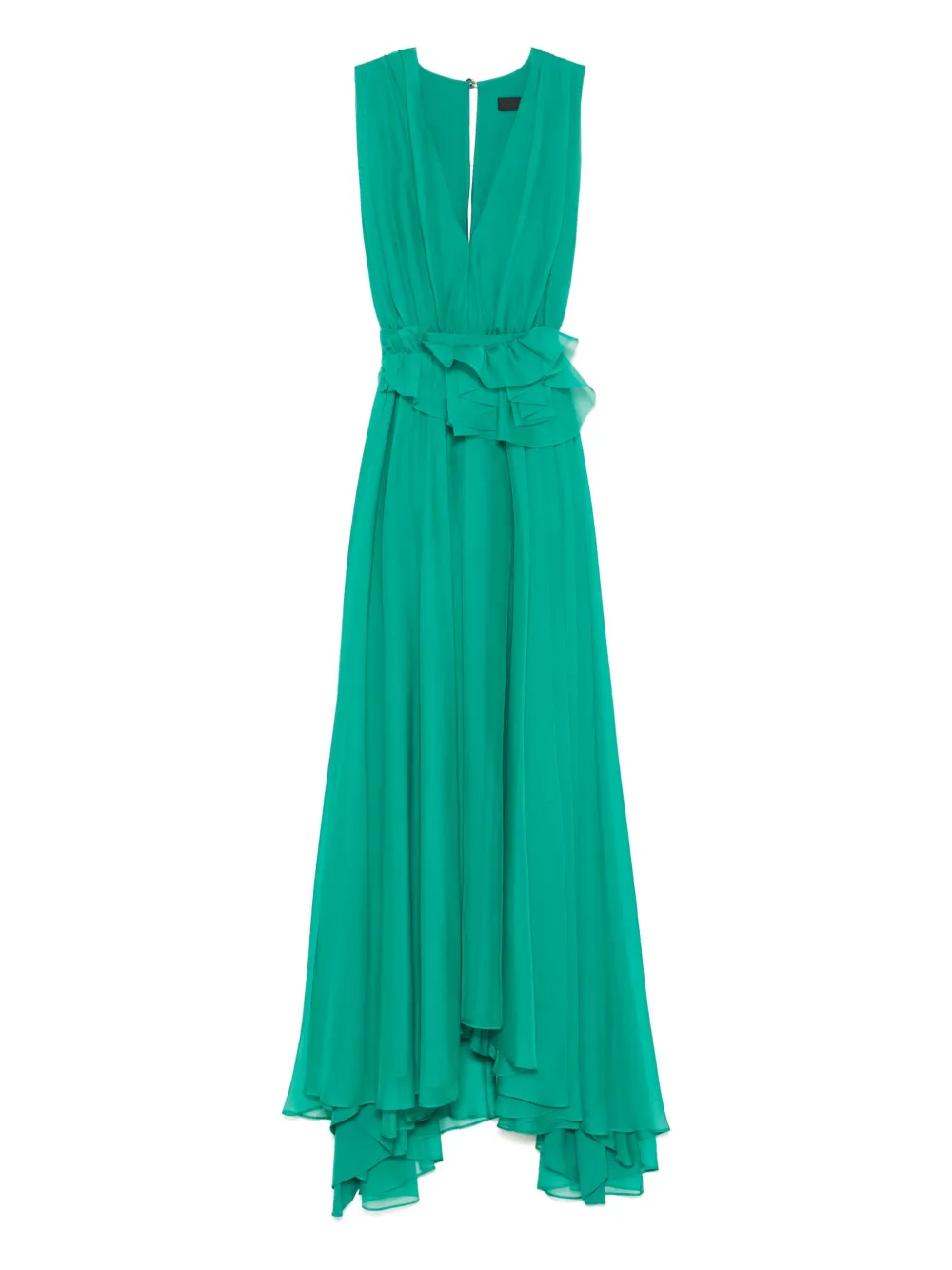 LIU JO Gerafftes Maxikleid | Grün | Image 1