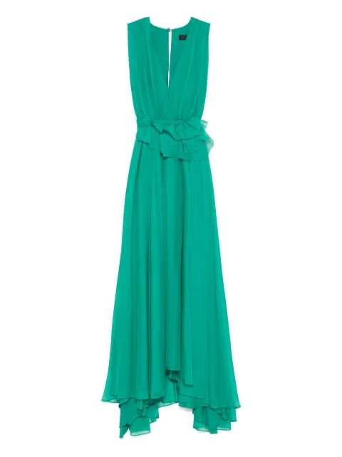 LIU JO robe longue à design froncé