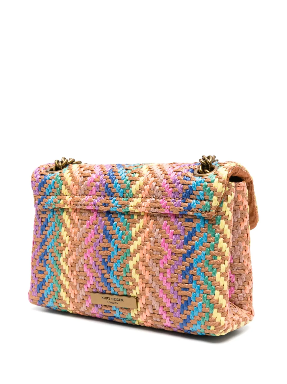 Kurt Geiger London Kensington kleine schoudertas Bruin