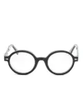 Ahlem round-frame glasses - Black