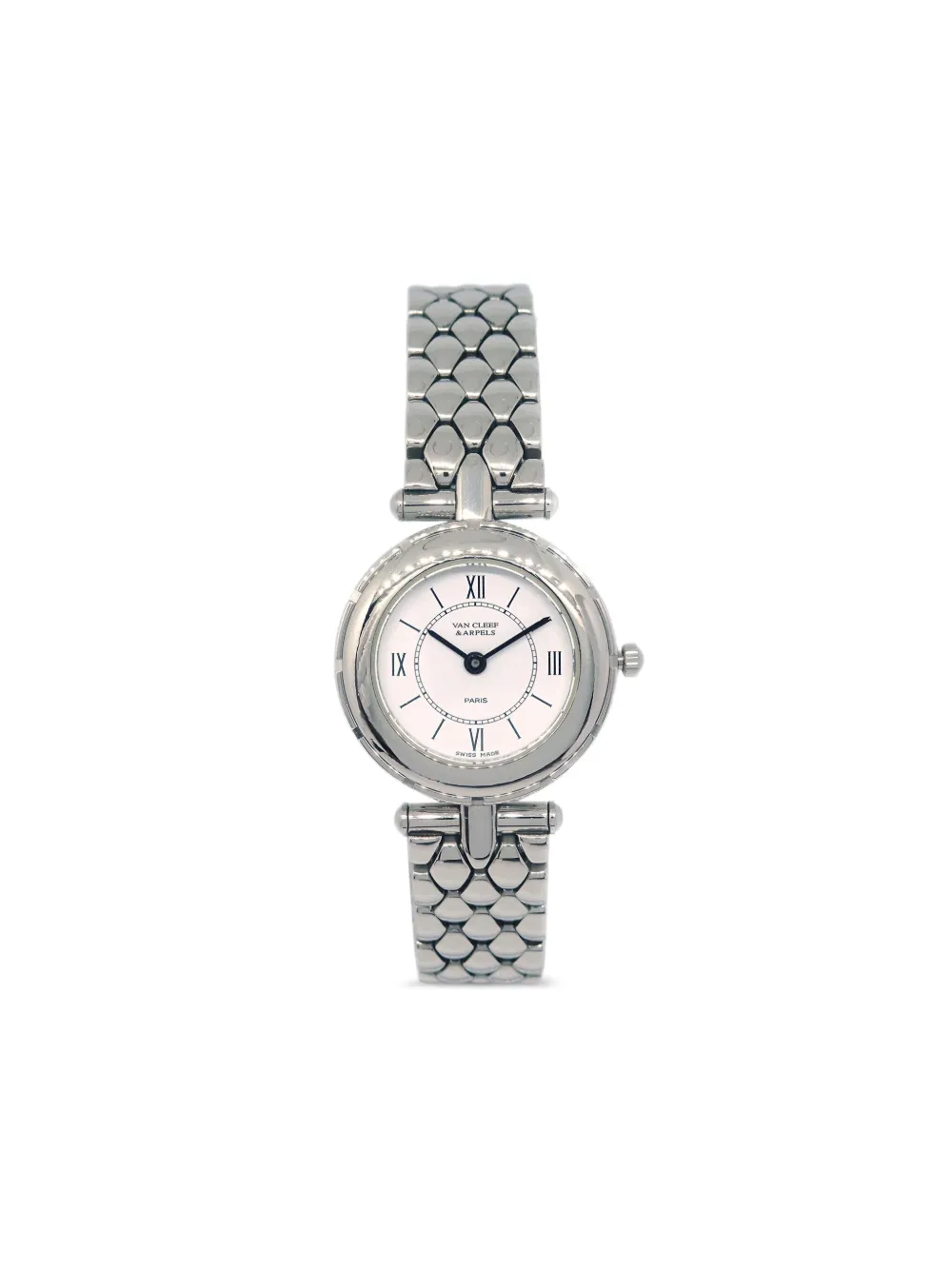 Van Cleef & Arpels 1990-2000s pre-owned La Collection 24mm - ホワイト Van Cleef & Arpels 1990-2000s pre-owned La Collection 24mm - ホワイト