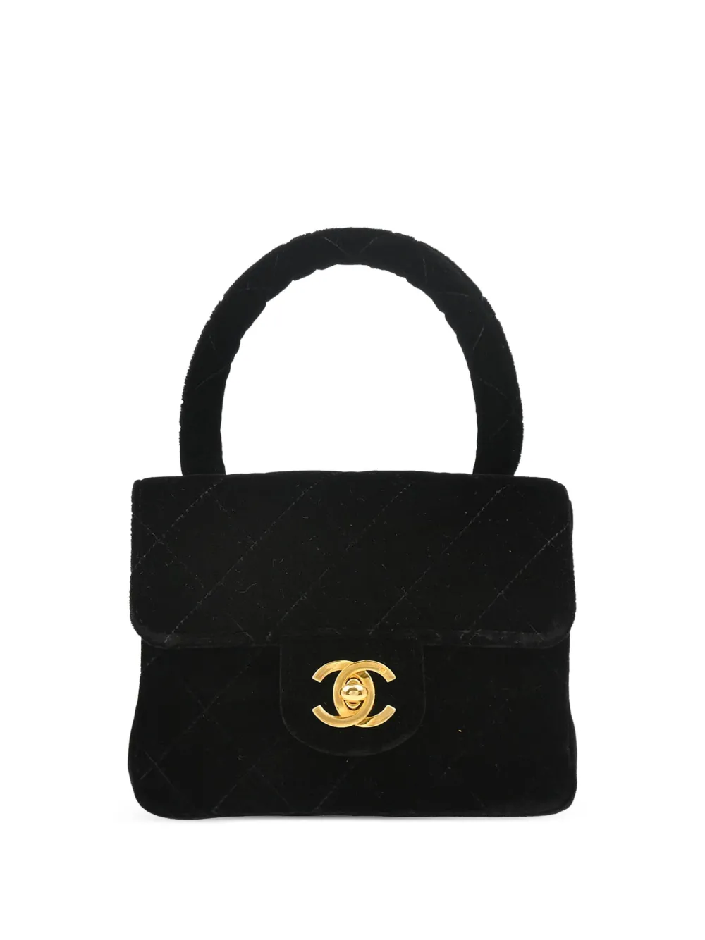 CHANEL Pre-Owned 1995 クラシック フラップ ハンドバッグ - ブラック CHANEL Pre-Owned 1995 クラシック フラップ ハンドバッグ - ブラック