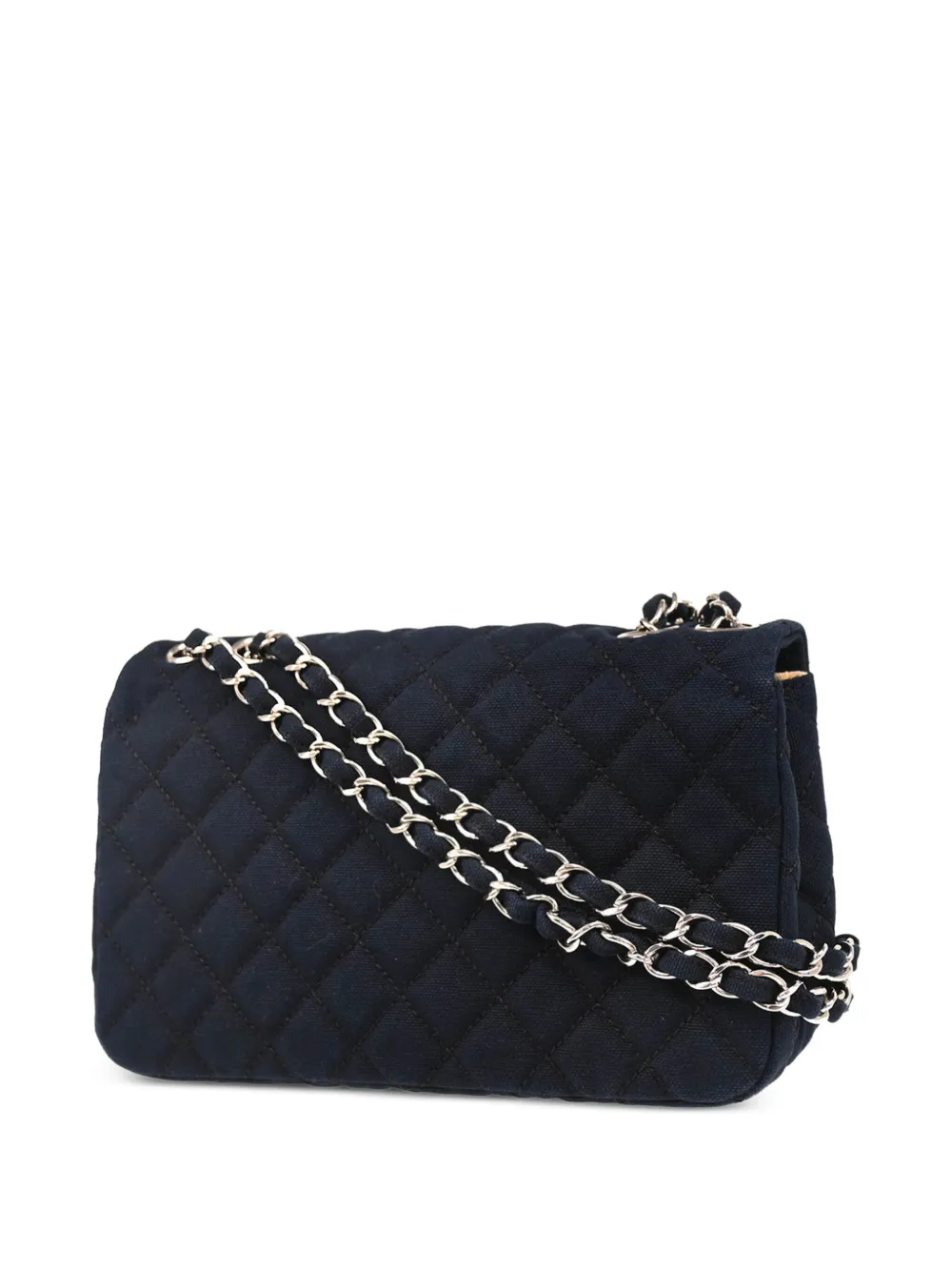 Pre-owned Chanel 2008 Cruise Line Shoulder Bag In Blue