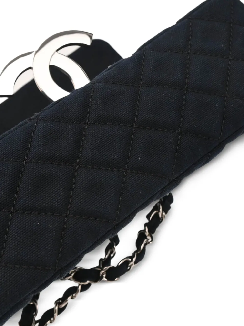 Pre-owned Chanel 2008 Cruise Line Shoulder Bag In Blue