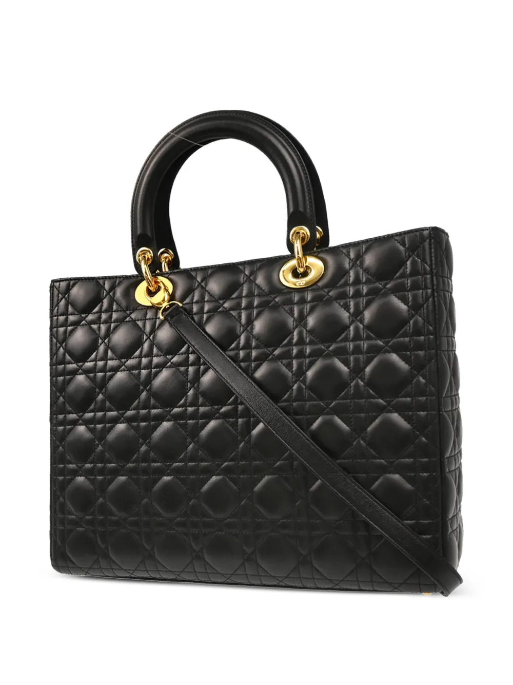 Christian Dior Pre-Owned 2000 Cannage Lady Dior two-way handbag | Pre-Owned | Image 2