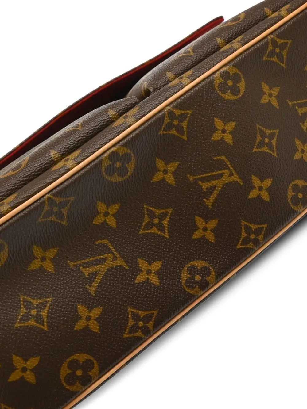 Pre-owned Louis Vuitton 2004 Viva Cite Gm Handbag In Brown