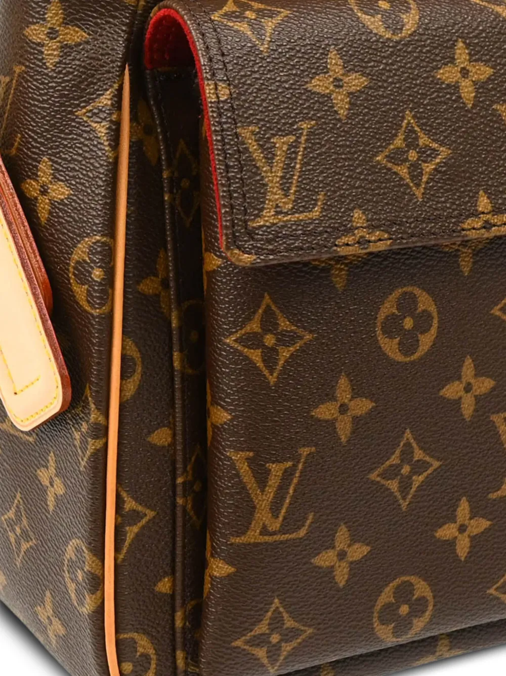 Pre-owned Louis Vuitton 2004 Viva Cite Gm Handbag In Brown