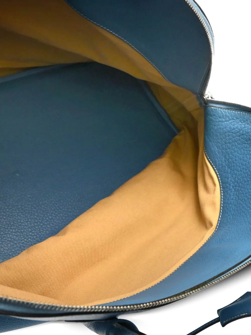 Pre-owned Hermes 2002 Bolide 45 Handbag In Blue