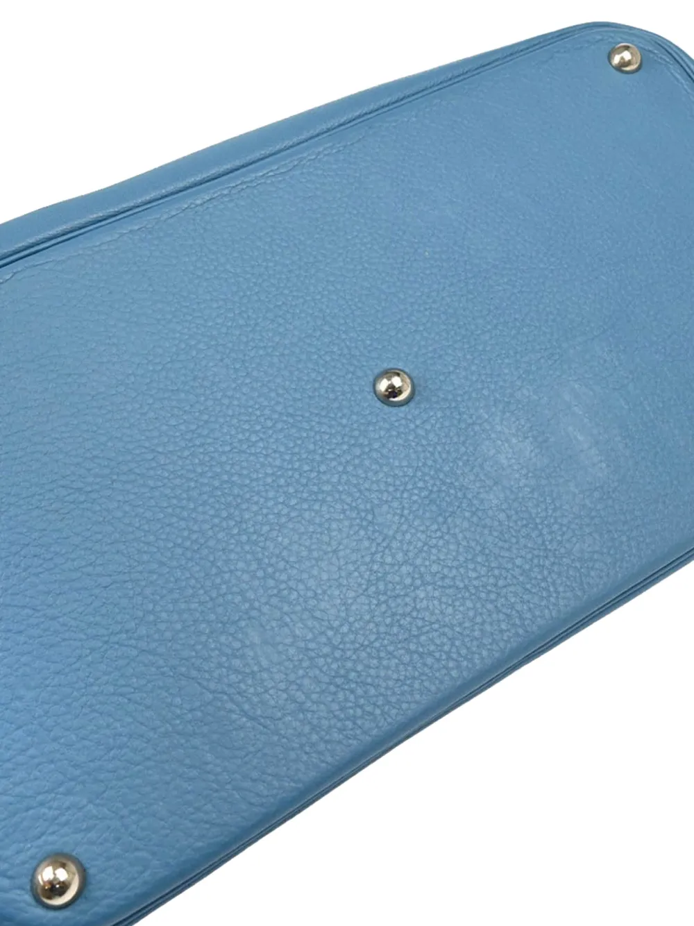 Pre-owned Hermes 2002 Bolide 45 Handbag In Blue