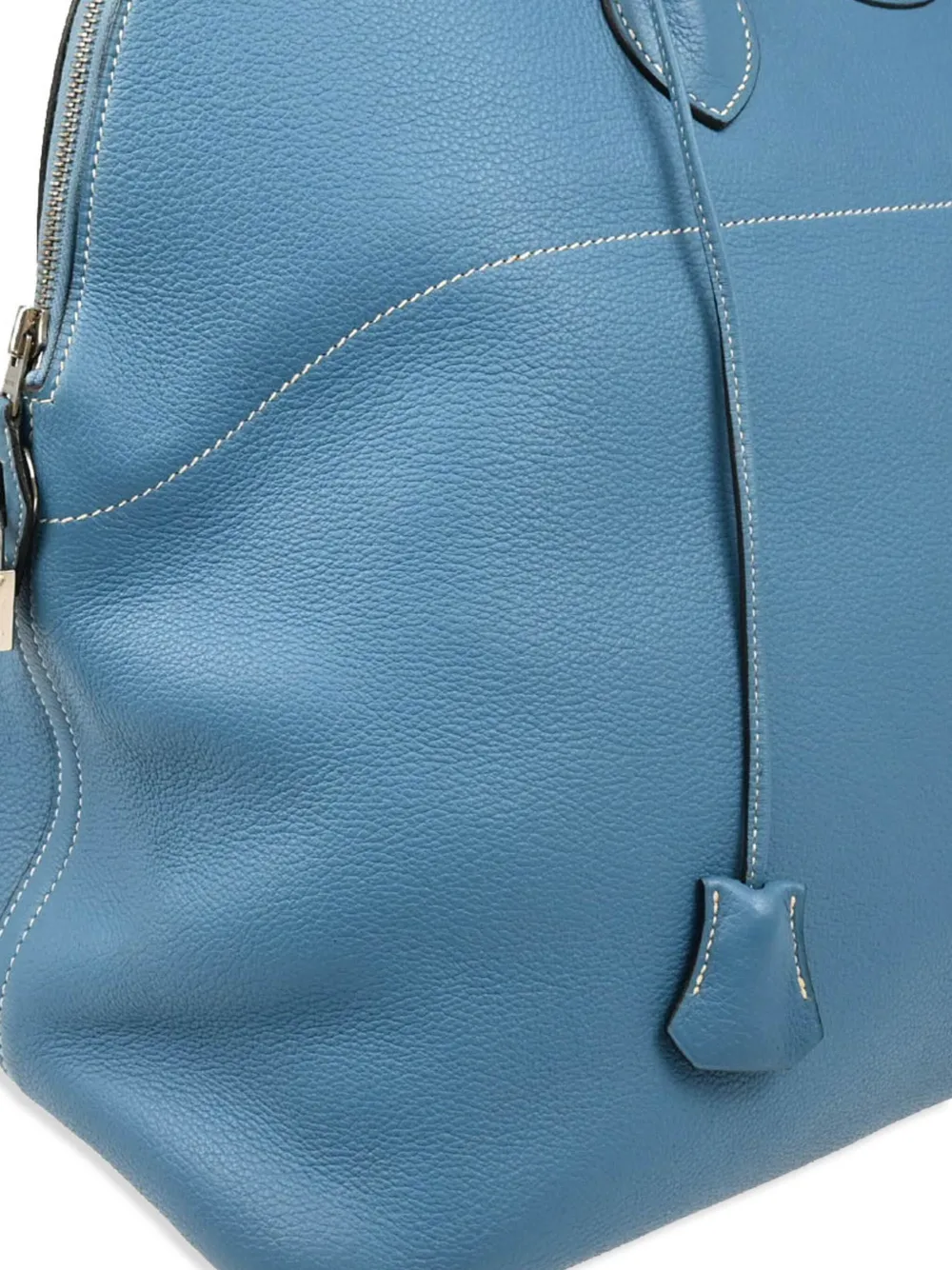 Pre-owned Hermes 2002 Bolide 45 Handbag In Blue
