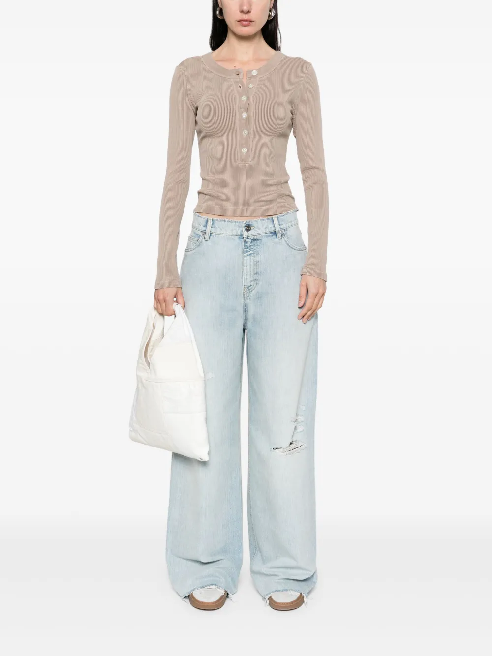 Shop Citizens Of Humanity Varra Top In Neutrals