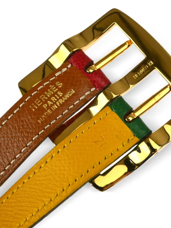 Hermès Pre-Owned 1991 リバーシブル レザーベルト Hermès Pre-Owned