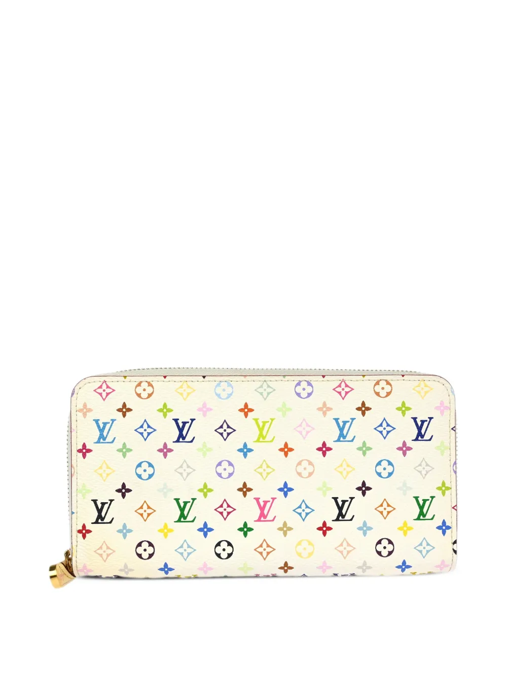 Louis Vuitton Pre-Owned 2012 マルチカラージッピー財布 - ホワイト Louis Vuitton Pre-Owned 2012 マルチカラージッピー財布 - ホワイト