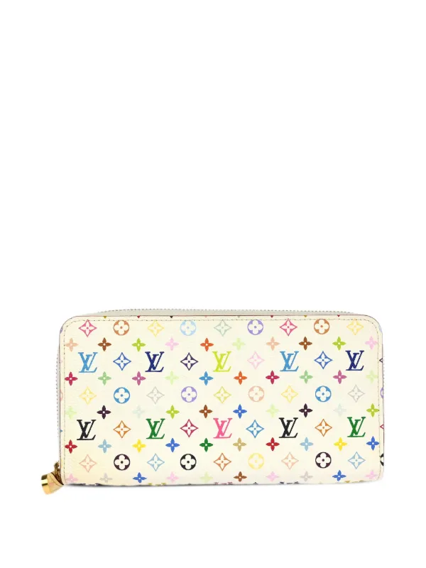 Louis Vuitton Pre-Owned 2012 マルチカラージッピー財布 | ホワイト