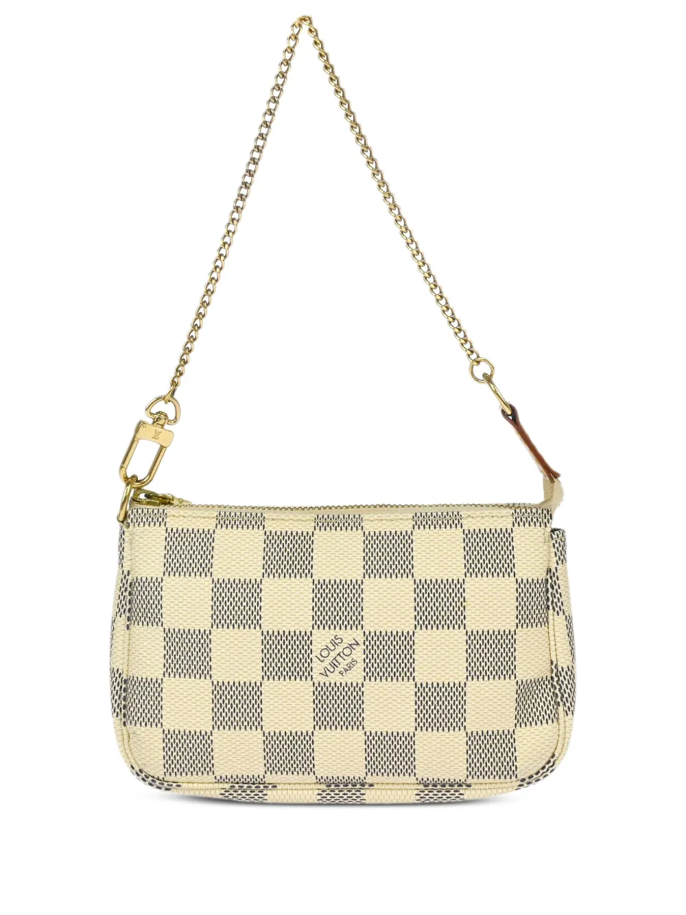Louis Vuitton Pre-Owned 2006 ダミエ アズール ポシェット アクセソワール ハンドバッグ ミニ - ニュートラル Louis Vuitton Pre-Owned 2006 ダミエ アズール ポシェット アクセソワール ハンドバッグ ミニ - ニュートラル