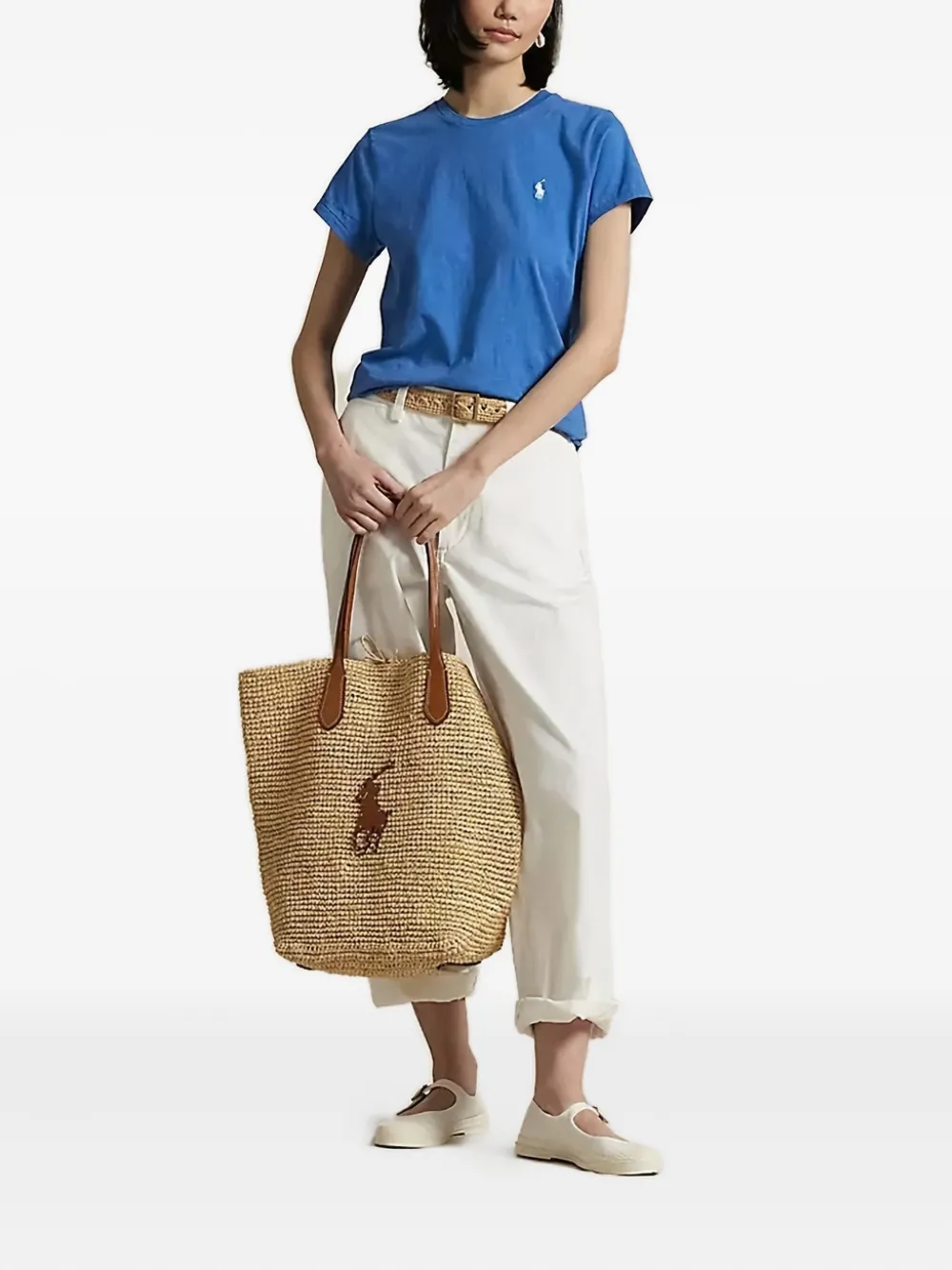 Polo Ralph Lauren T-shirt met ronde hals Blauw