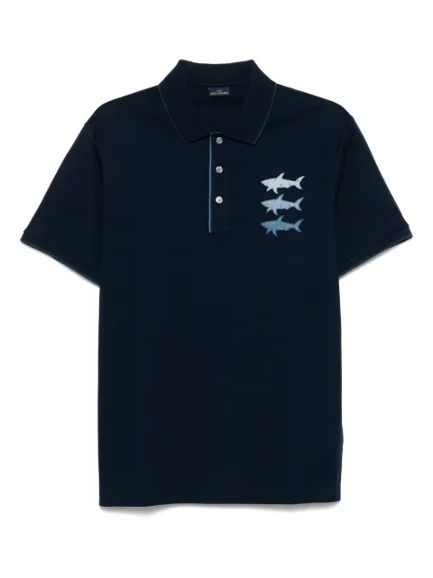 Paul & Shark playera tipo polo con logo estampado