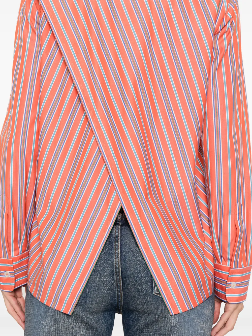 ETRO Gestreept blouse Oranje