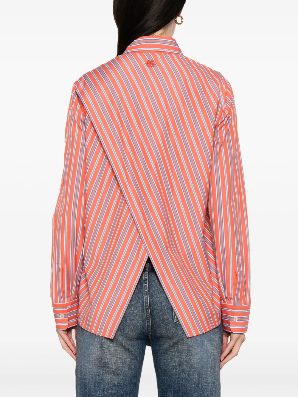 ETRO Gestreept blouse Oranje