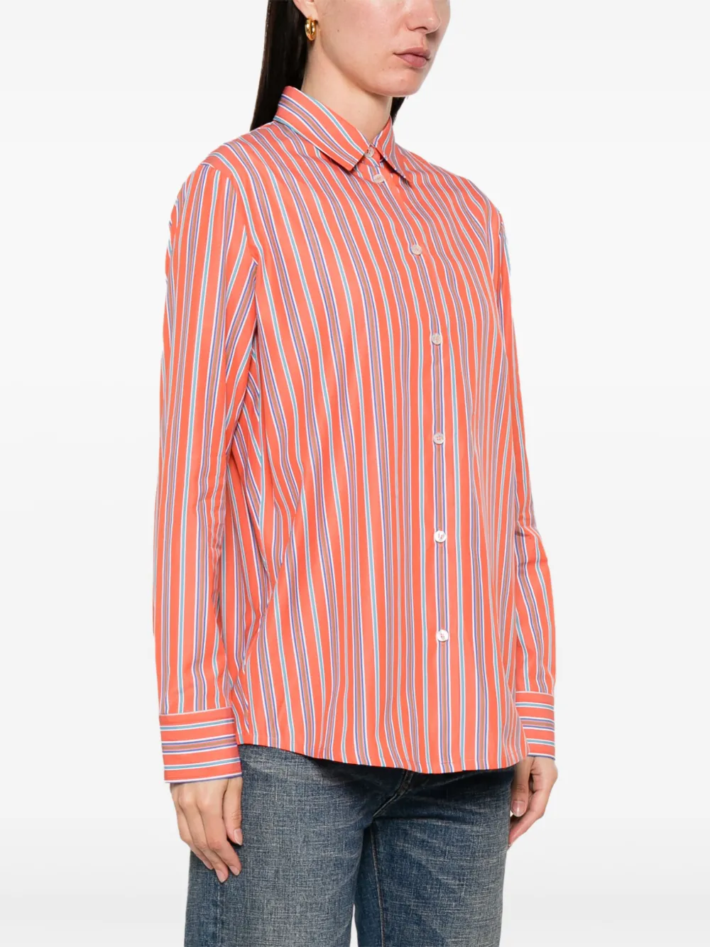 ETRO Gestreept blouse Oranje