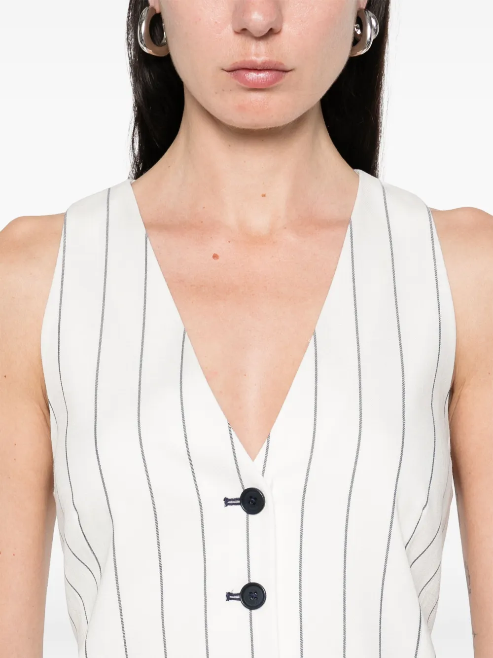 Simkhai Sabina gilet Wit
