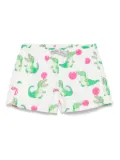 MC2 Saint Barth Kids Jean swim shorts - White