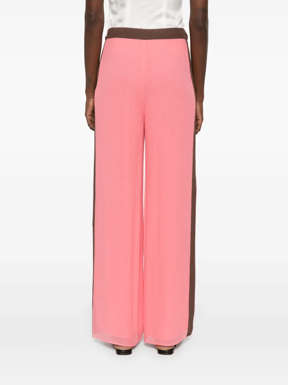 Patrizia Pepe Tweekleurige broek Roze