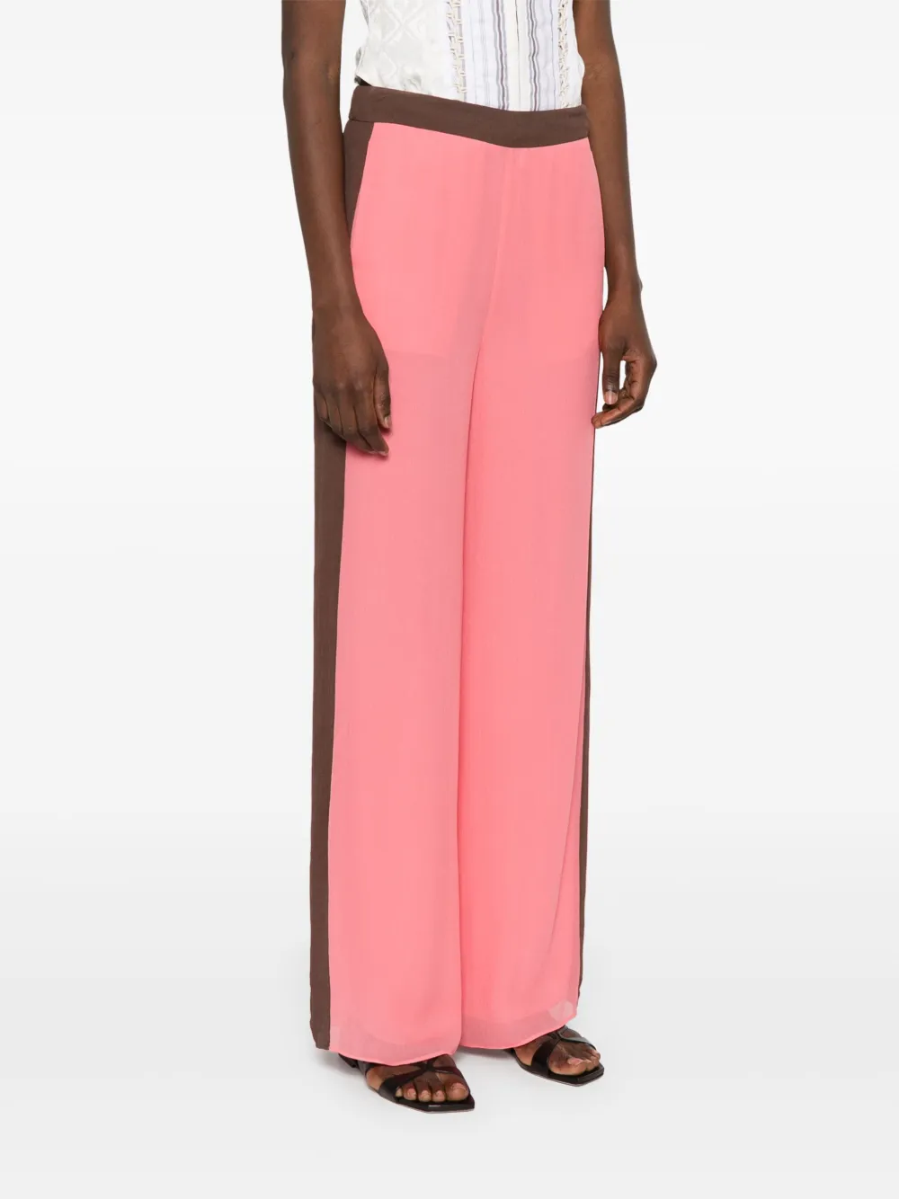 Patrizia Pepe Tweekleurige broek Roze