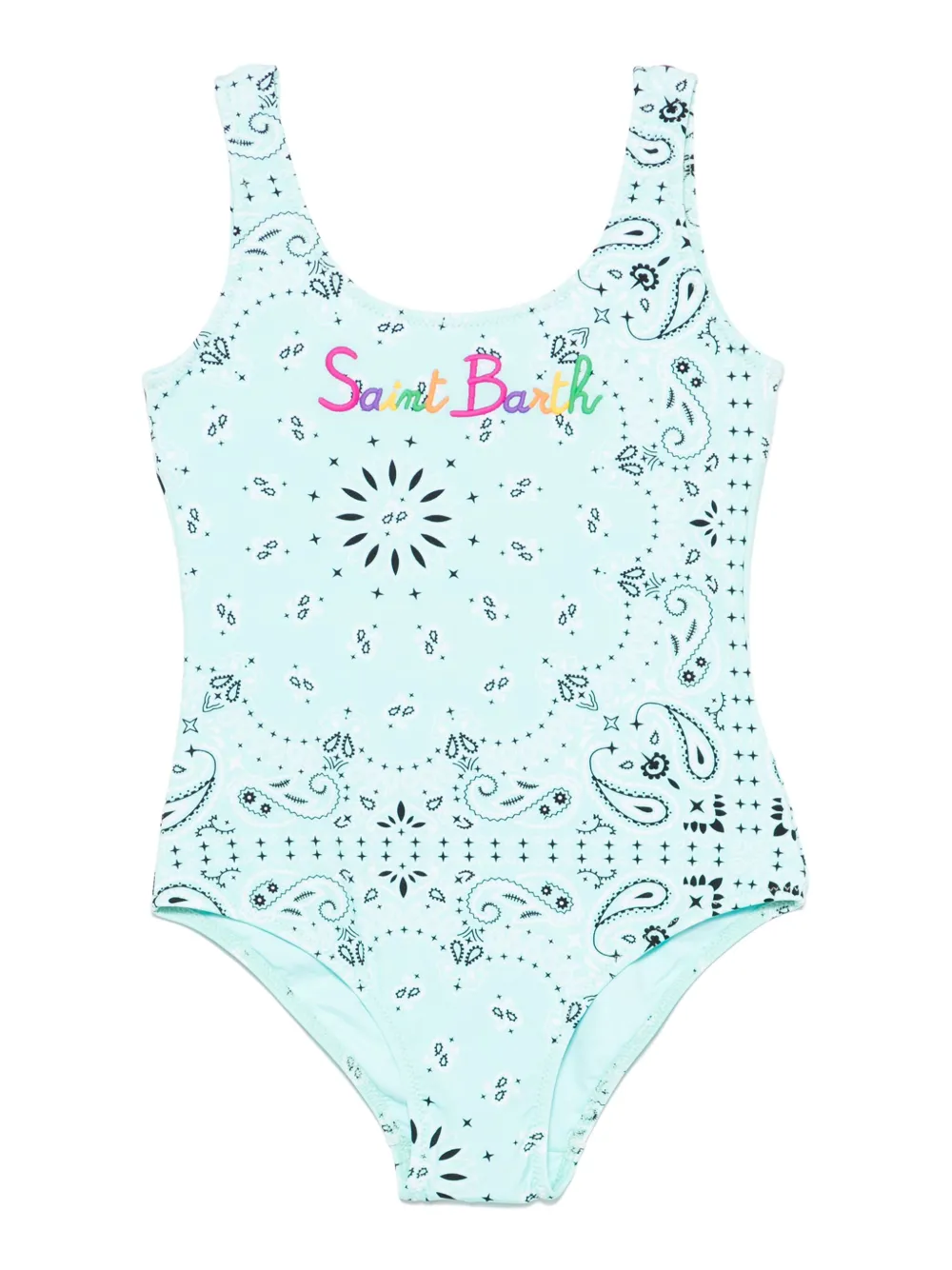 MC2 Saint Barth Kids Cara ワンピース水着 - ブルー MC2 Saint Barth Kids Cara ワンピース水着 - ブルー