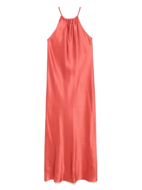 Antonelli robe en satin à coupe longue