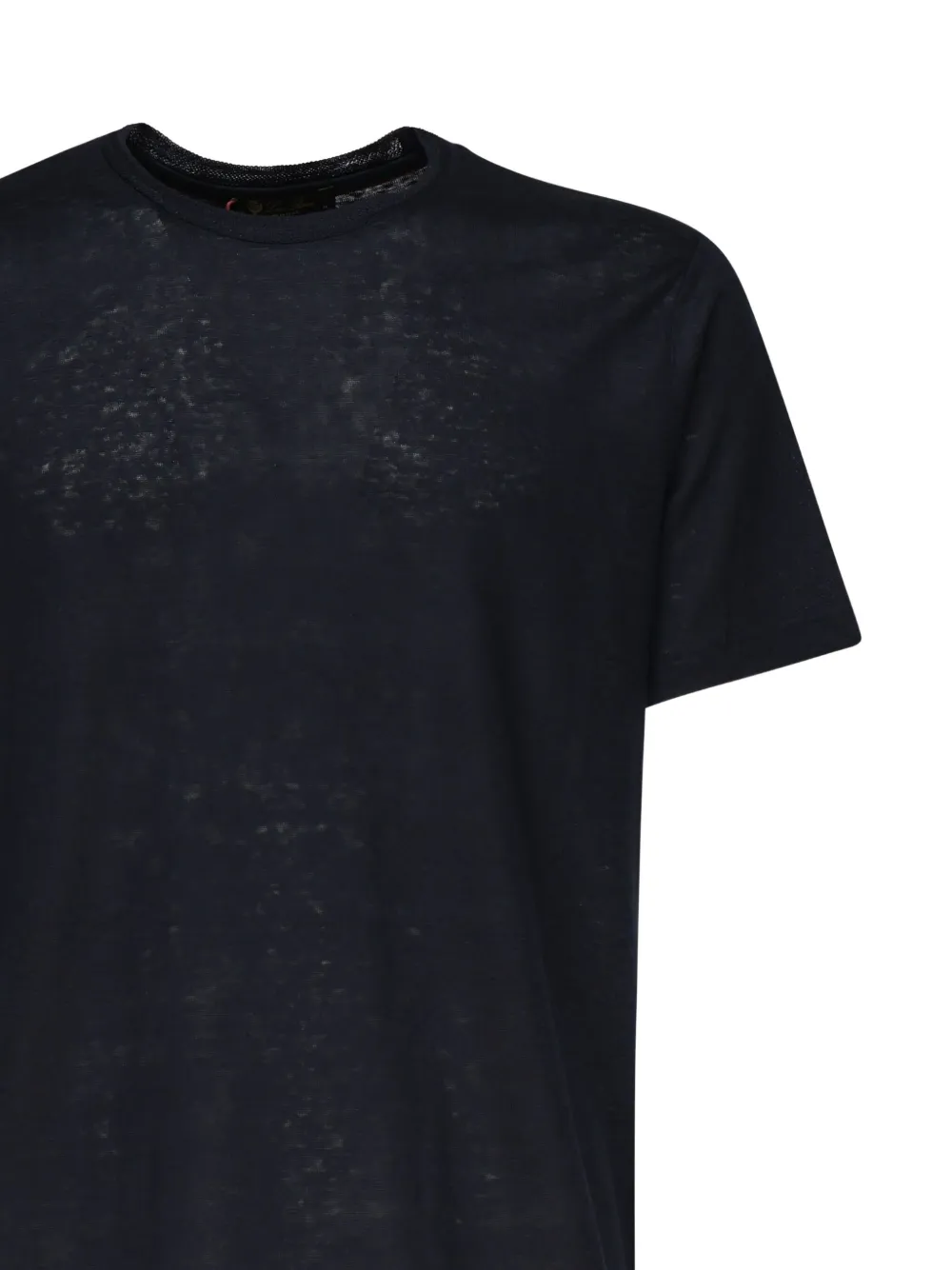 Loro Piana Linnen T-shirt Blauw