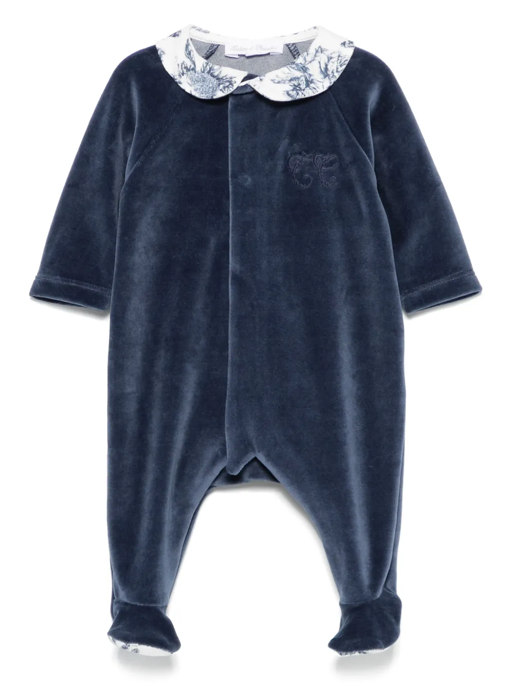 Tartine Et Chocolat Fluwelen pyjama Blauw