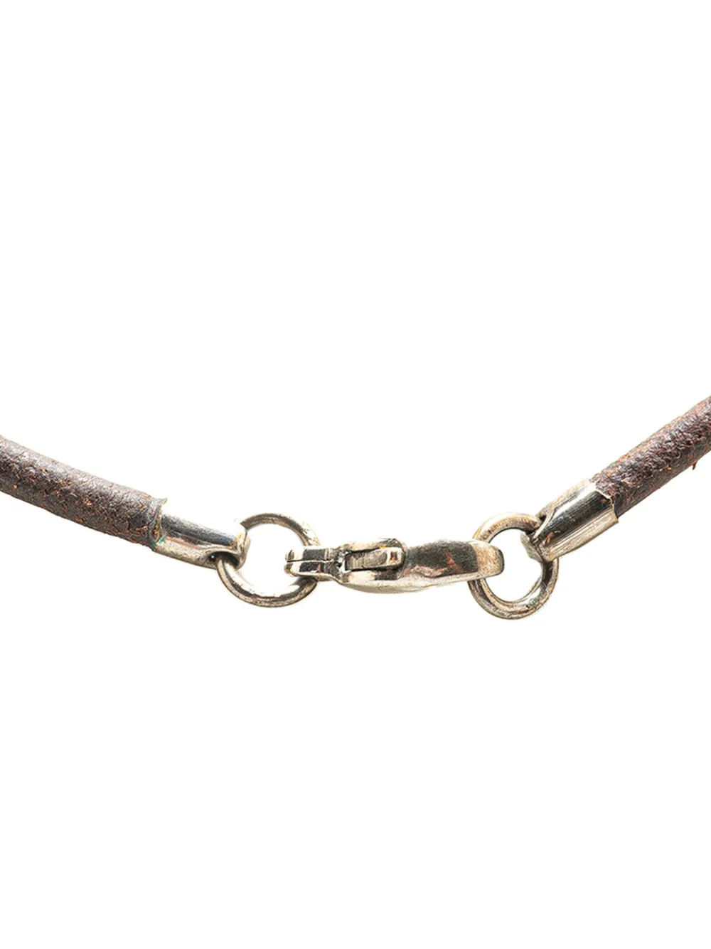 Hermès Pre-Owned 20th Century Palladium Plated Horse Head Pendant Necklace costume necklace | Image 2