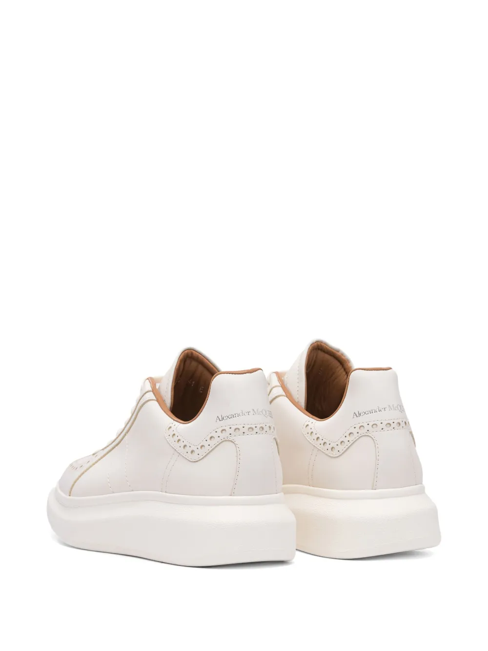 Alexander McQueen Oversized perforated-detail sneakers White