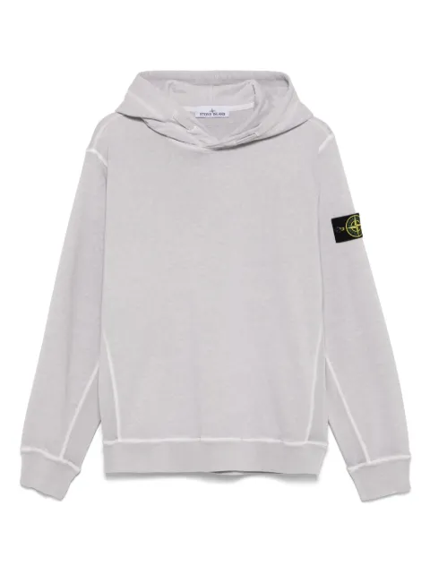 Stone Island hoodie con distintivo Compass